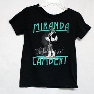 Women's Miranda Lambert Distressed Neck Short Sleeve No Size Tee Shirt